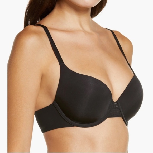 Le Mystere Other - Le Mystere New T Shirt Bra Back Smoother Underwire Second Skin Black Size 32F